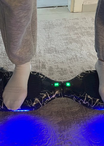 Gri yetişkin hoverboard - Görsel 7
