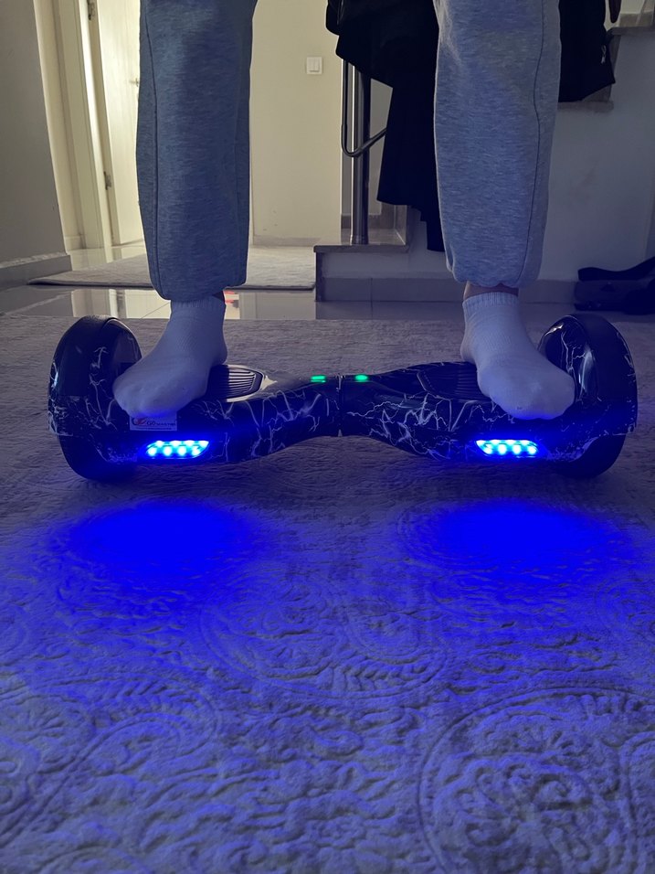 Gri yetişkin hoverboard - Görsel 2
