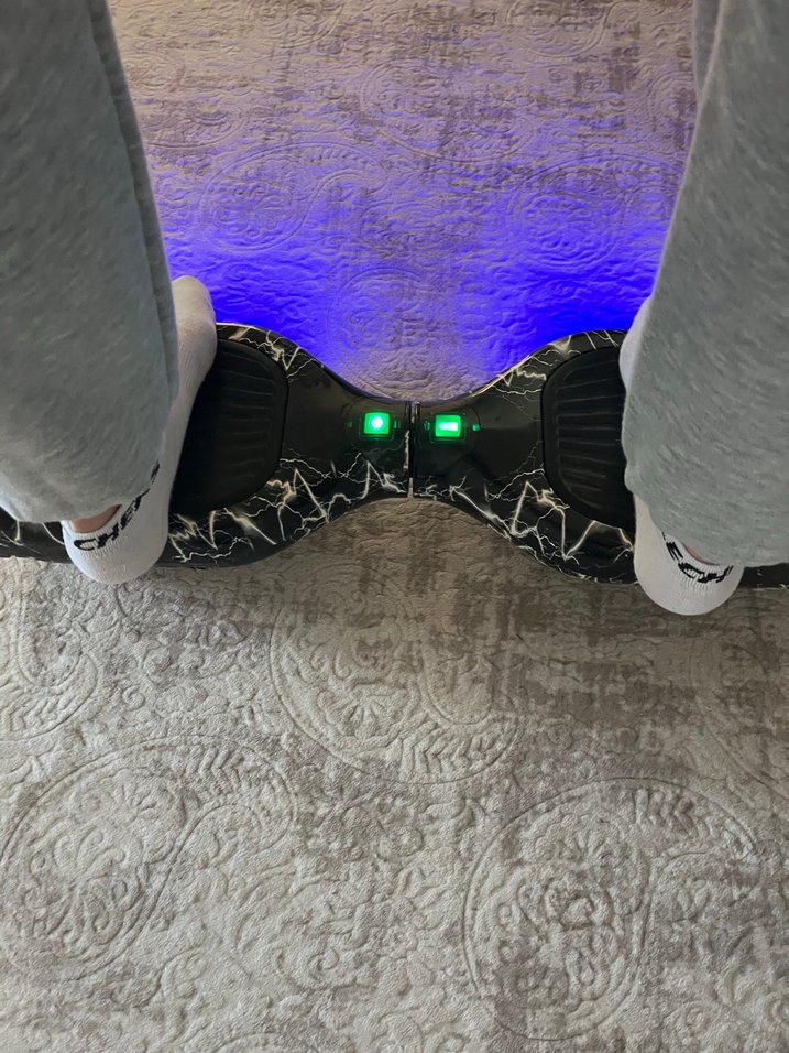Gri yetişkin hoverboard - Görsel 5