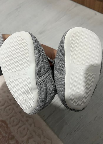 Gri Örgü Erkek Bebek Patik - Görsel 2