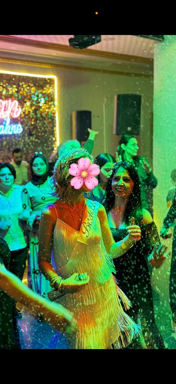 Püsküllü beyaz after - kına elbisesi - Görsel 5