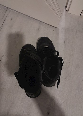 Siyah Kadın Street Wear Sneaker - Görsel 3