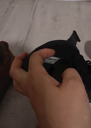 Siyah Kadın Street Wear Sneaker - Görsel 7