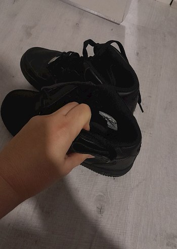 Siyah Kadın Street Wear Sneaker - Görsel 4