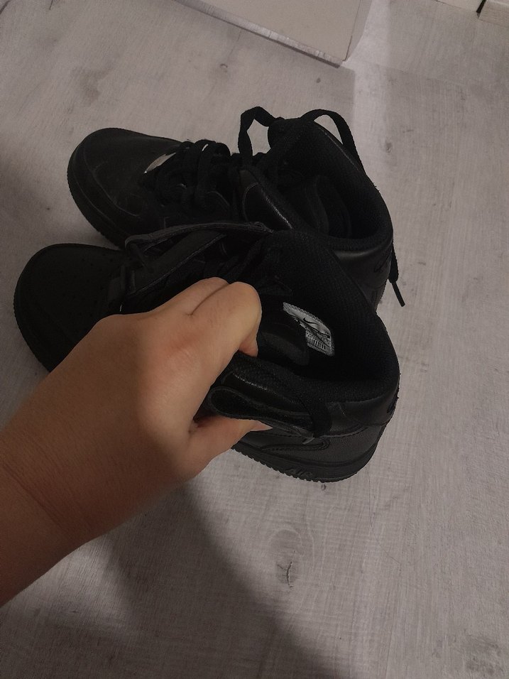 Siyah Kadın Street Wear Sneaker - Görsel 4