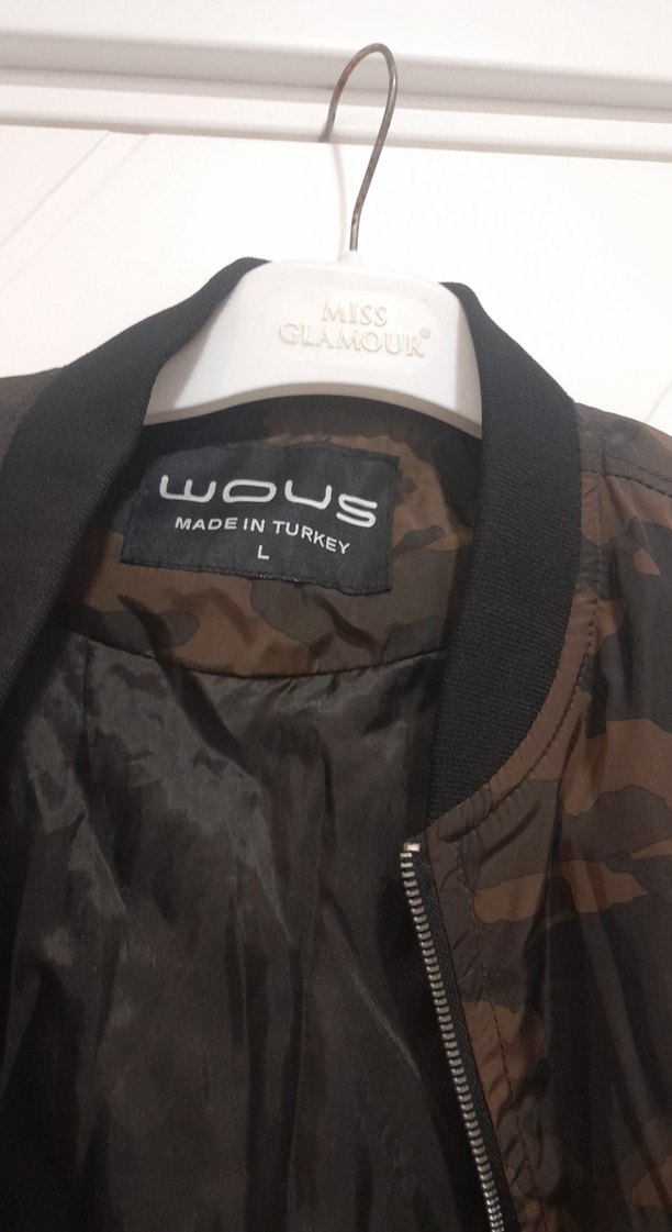 kadın Kamuflaj Desenli Rahat Kesim Ceket - Görsel 5