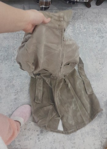 Bej kadın kaban - Görsel 8