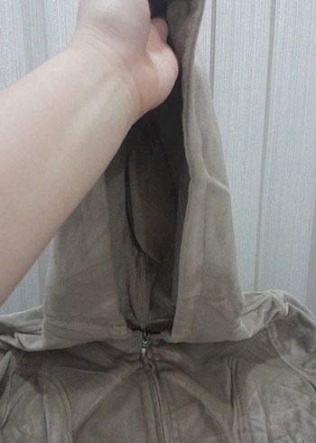 Bej kadın kaban - Görsel 3