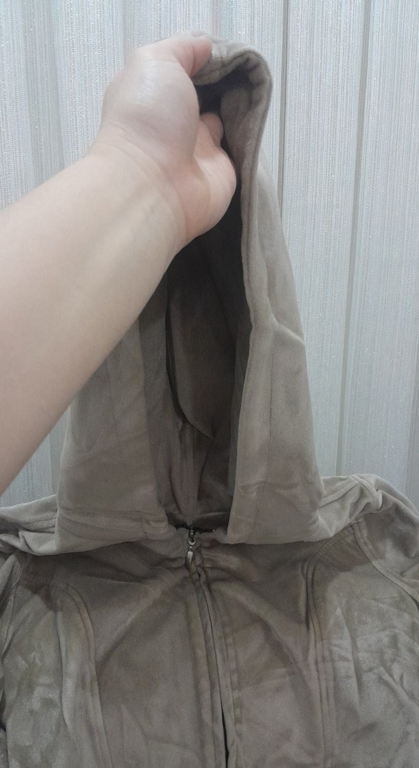 Bej kadın kaban - Görsel 3