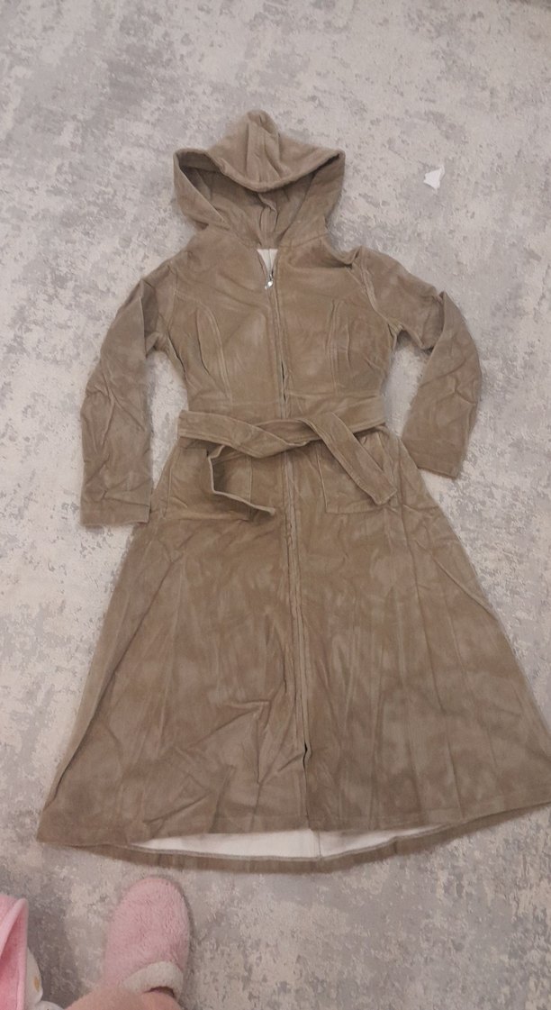 Bej kadın kaban - Görsel 2