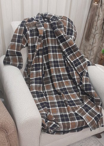 Kahverengi Ekose Desenli kaban - Görsel 6