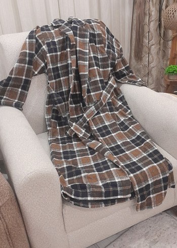 Kahverengi Ekose Desenli kaban - Görsel 2