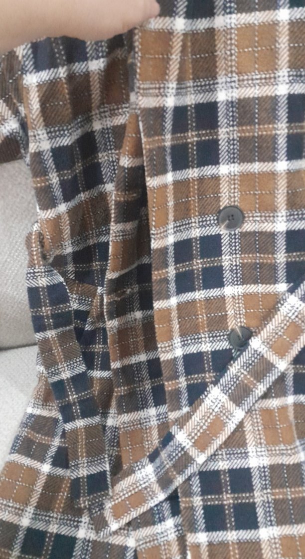 Kahverengi Ekose Desenli kaban - Görsel 3