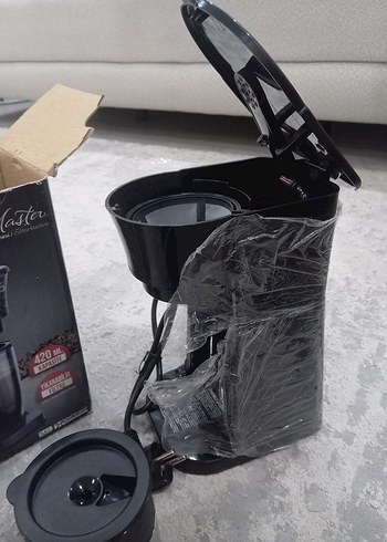 CVS Siyah Kahve Makinesi sıfır kutusunda duruyor - Görsel 5