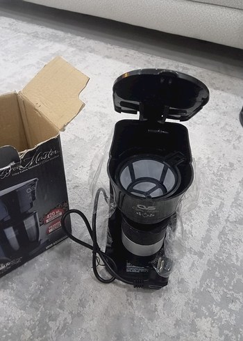 CVS Siyah Kahve Makinesi sıfır kutusunda duruyor - Görsel 9