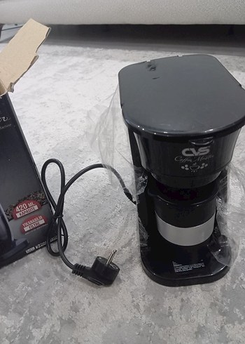 CVS Siyah Kahve Makinesi sıfır kutusunda duruyor - Görsel 7