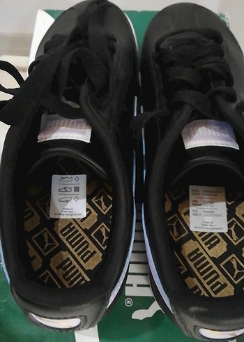 Puma Roma Siyah Mor Kadın Sneaker - Görsel 3