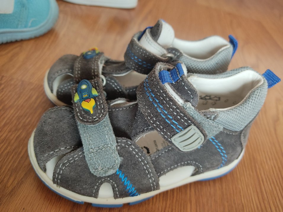 Gri Erkek Bebek İlk Adım Ayakkabısı - Görsel 2