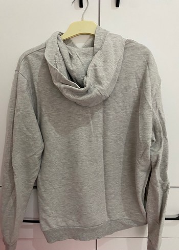 Diğer Gri Kapüşonlu Kadın Sweatshirt