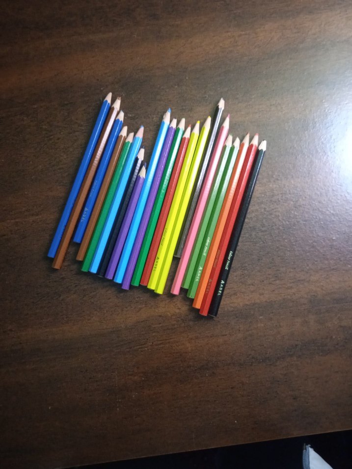 Çetvel ve kuru boya seti - Görsel 2