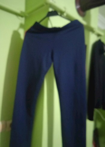 Kadın Lacivert Eşofman Altı Pembe Detaylı - Görsel 2