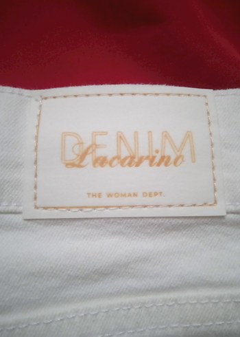 lacarino kadın beyaz pantalon - Görsel 3