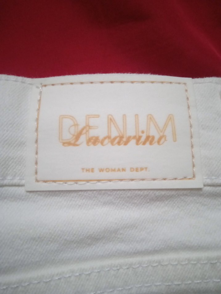 lacarino kadın beyaz pantalon - Görsel 3