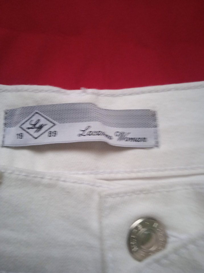 lacarino kadın beyaz pantalon - Görsel 4