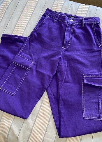 Defacto Mor Kadın Denim Pantolon