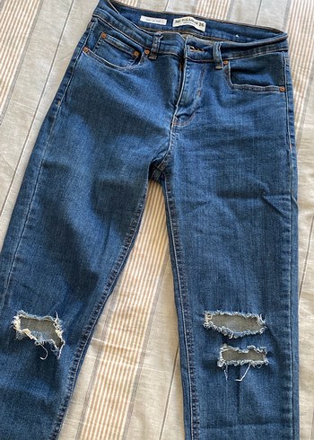 mavi kot Kadın Normal Boy skinny Pantolon