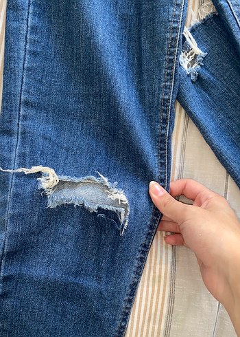 36 Beden mavi kot Kadın Normal Boy skinny Pantolon