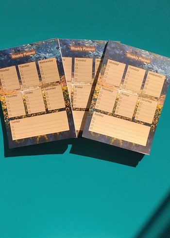 Haftalık Planlayıcı Not Defter