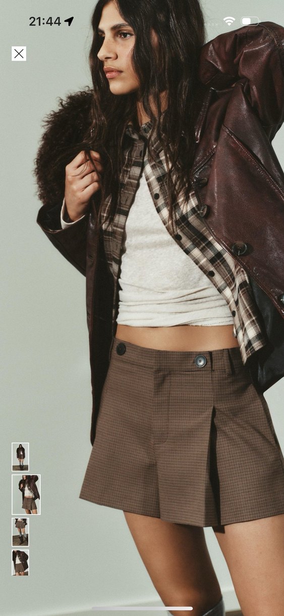 PİNELİ DÜĞMELİ ŞORT - Görsel 4