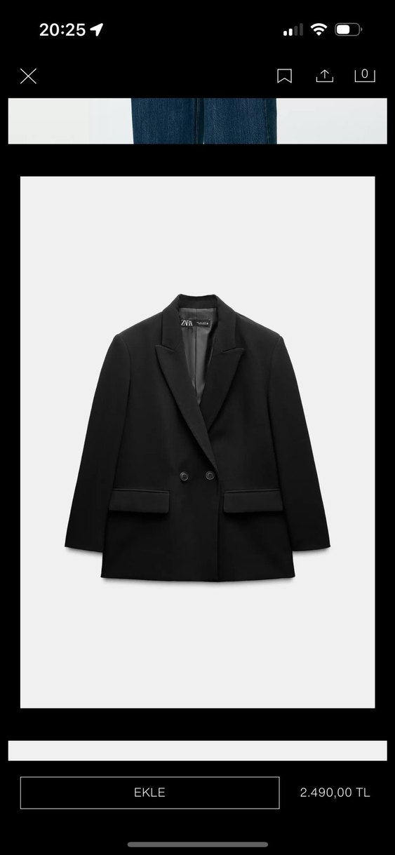 KRUVAZE OVERSİZE BLAZER - Görsel 5