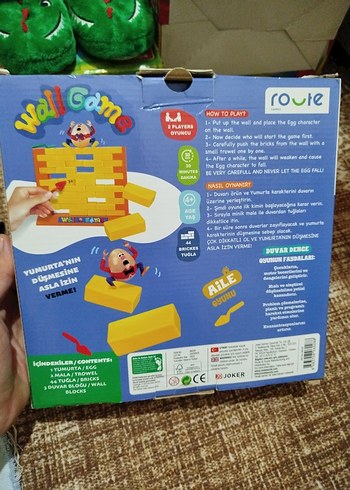 Diğer Renkli Duvar Oyunu Eğitici Oyuncak