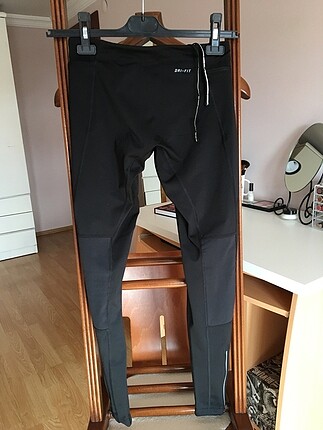 xs Beden siyah Renk Nike | Diz Arkası Transparan Tayt