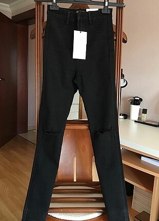 32 Beden siyah Renk Zara | Strec Jegging Hi Rise | Super Skinny
