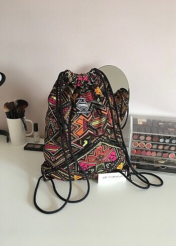 H&M | Coachella Bez Çanta ___ Transparan Tül | İpek Saten Şal |