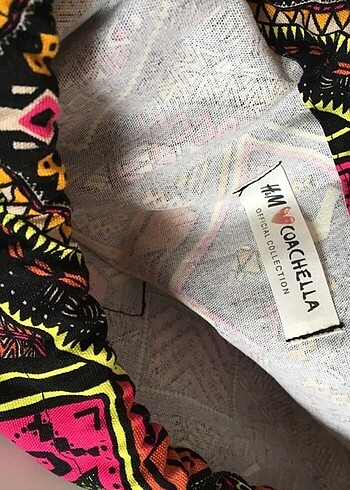 Beden çeşitli Renk H&M | Coachella Bez Çanta ___ Transparan Tül | İpek Saten Şal |
