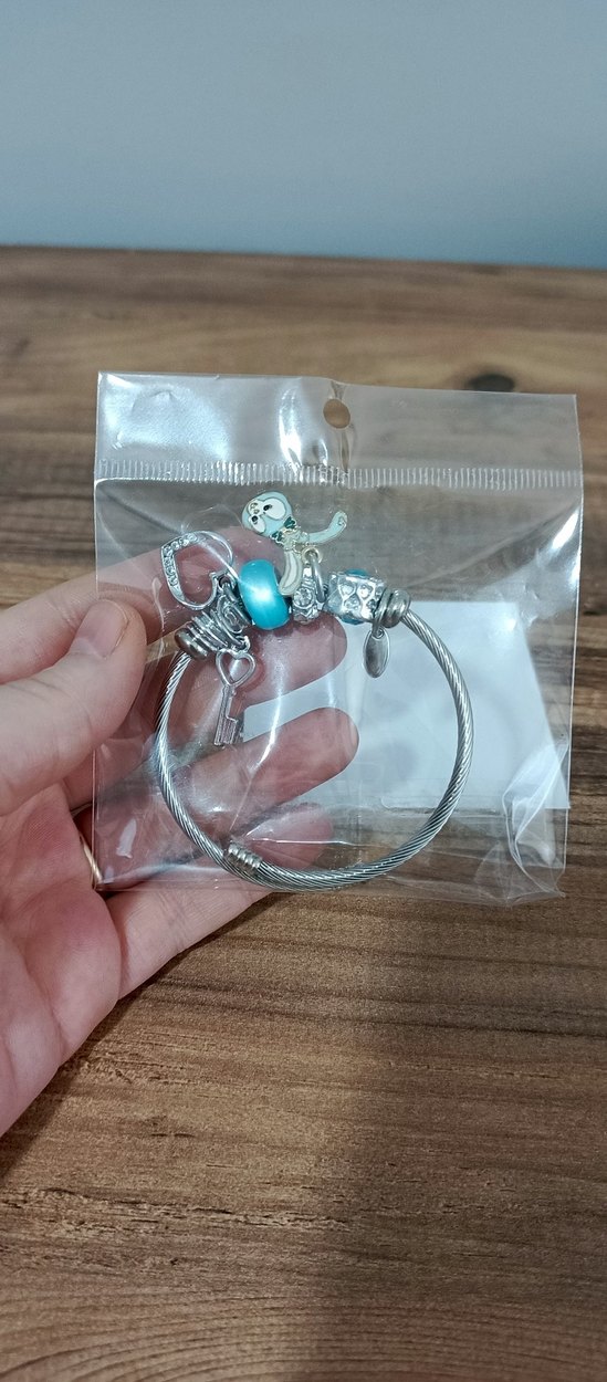 Bohem Renkli Boncuklu Turkuaz  Cahrm Bileklik - Görsel 4