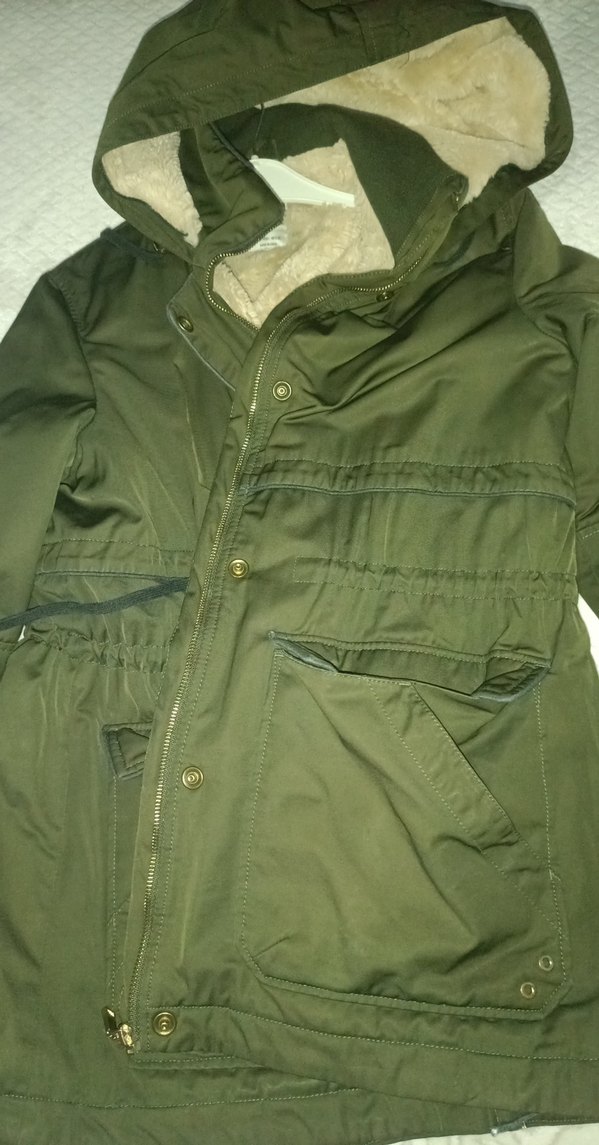 Gri Kürklü Midi Kadın Mont - Görsel 4