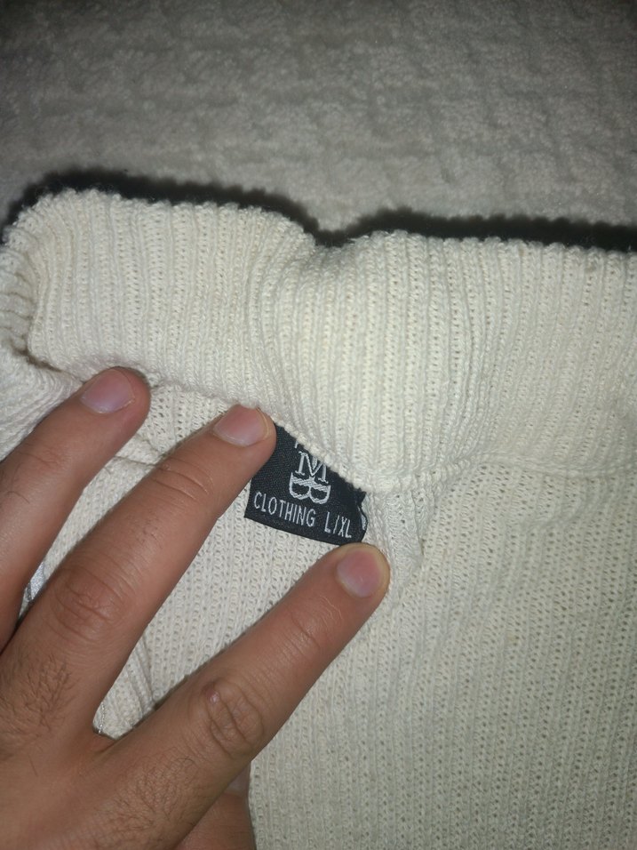 Fermuarlı Beyaz Sweatshirt - Görsel 4