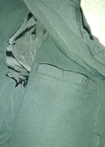 Siyah Fermuarlı Kadın Kışlık Mont - Görsel 3