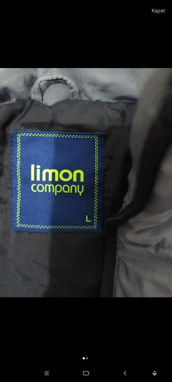 Gri Fermuarlı Erkek Midi Mont - Görsel 2