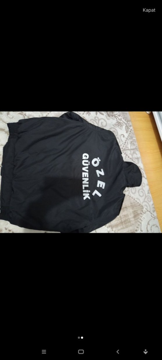 Siyah Kapüşonlu Erkek Oversize Ceket - Görsel 3