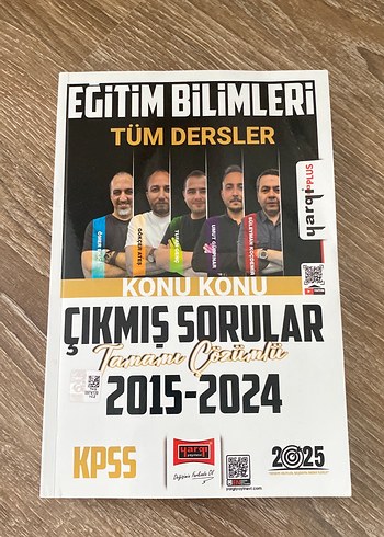 KPSS Eğitim Bilimleri Tüm Dersler Çıkmış Sorular 2015-2024