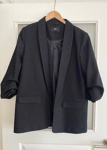 42 Beden Düğmeli Siyah Kadın Blazer Ceket