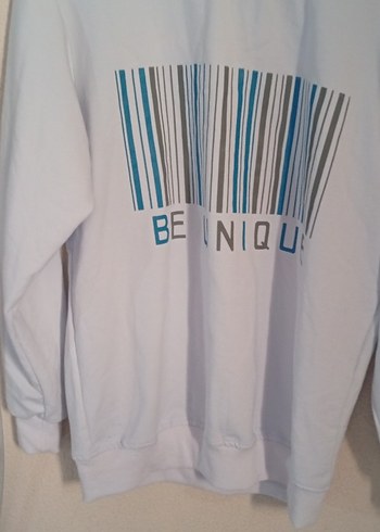 Diğer Baskılı Beyaz Pamuklu sweatshirt