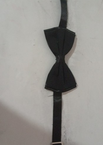 Siyah Minimalist Erkek Papyon - Görsel 4