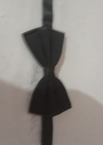 Siyah Minimalist Erkek Papyon - Görsel 2